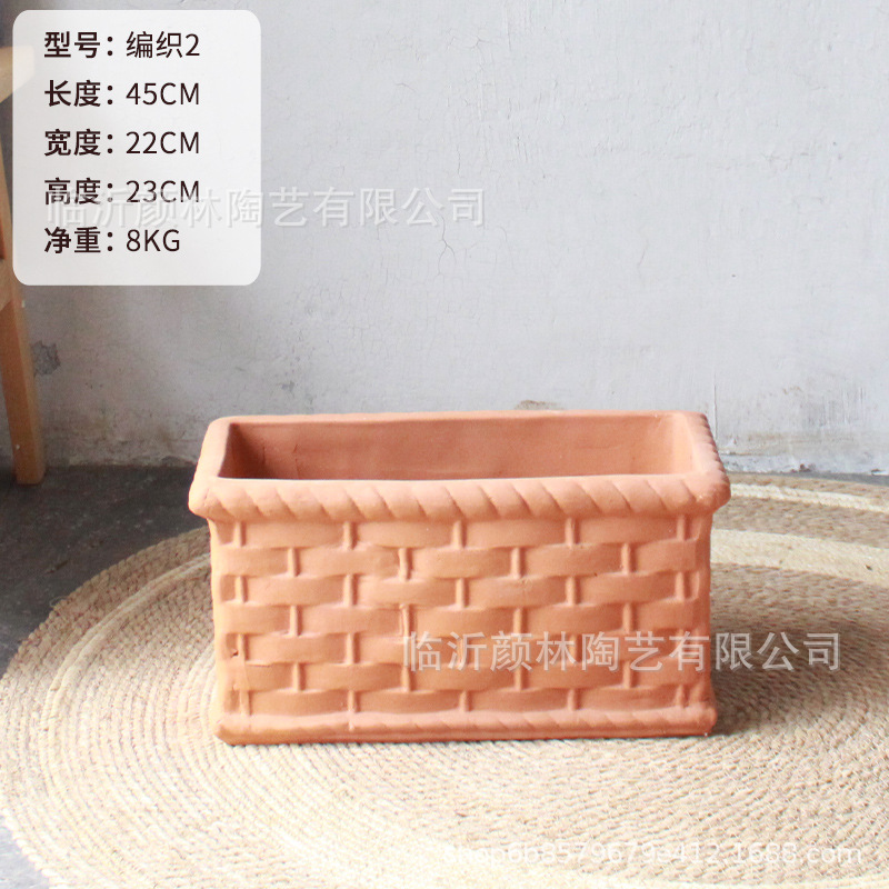 Caja de flores rectangular, canal de flores, gran maceta de flores, gran maceta de barra larga, gran maceta de barra, gran maceta de esquina, maceta rectangular, maceta de pared cercada