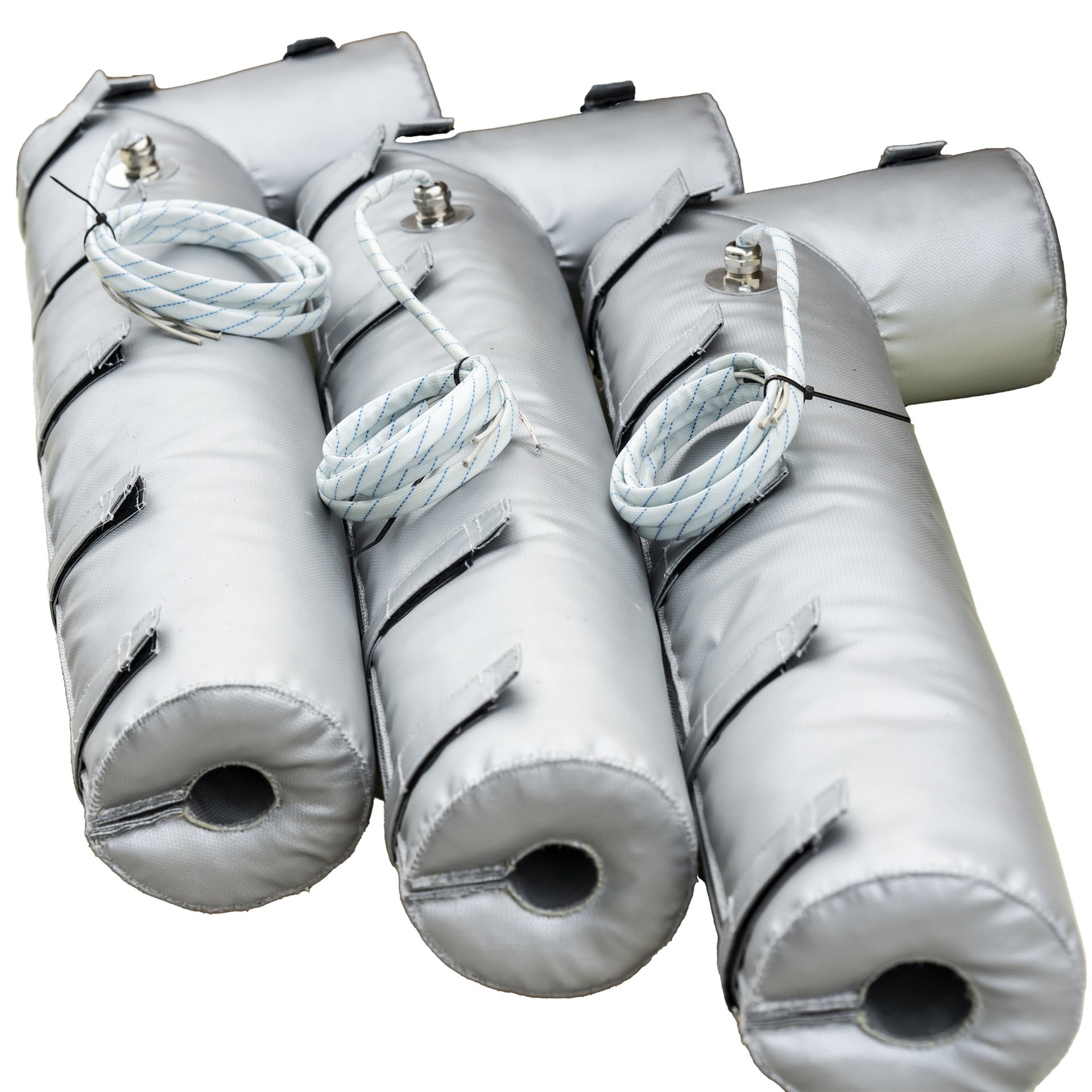 厂家生产柔性可拆卸电加热保温套 精细化工管道保温套 管道夹克