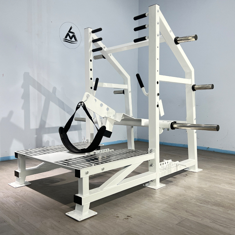 Gimnasio transfronterizo, marco de sentadillas profundas, marco de sentadillas de rinoceronte, equipo de fitness de fuerza, equipo de entrenamiento de cadera y piernas, sentadillas de tiburón comerciales