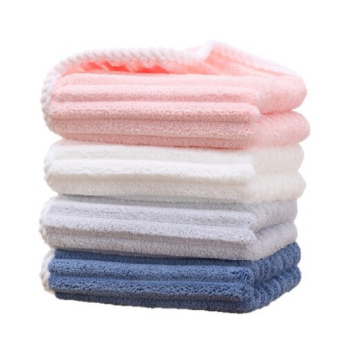 Fashionable thick coral velvet towel for bathing and face washing towel for absorbing water and hair without peeling hair, quick drying hair towel