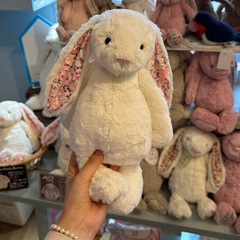 桜耳ボニーウサギ白砕花垂耳ウサギピンク砕花ボニーウサギ子供プレゼントかわいい人形