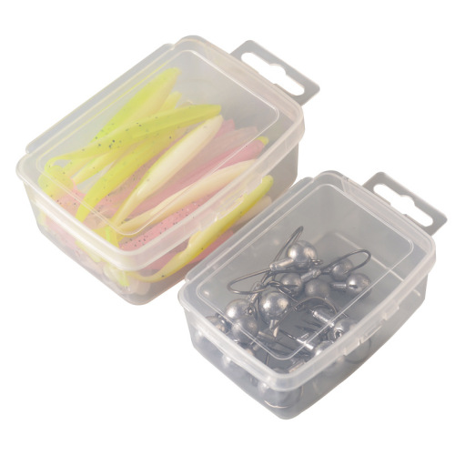 Taiyu Transparent Lure Bait Box Storage Box Jewelry Box Hole False Bait Plastic Box Fishing Gear Accessories Box Wholesale