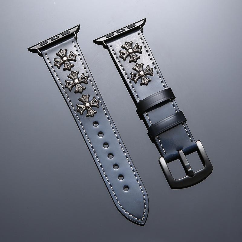 Punk Style Leather Watch Band - Image 5