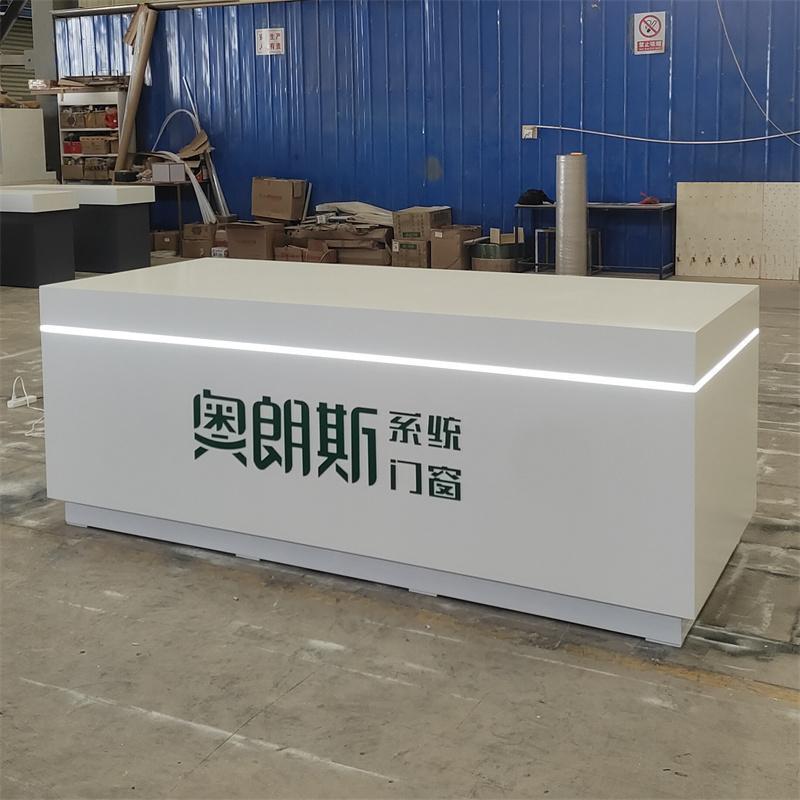 中岛台岛台柜隔音测试箱型材体验柜指纹锁科技展厅门窗样角展示柜