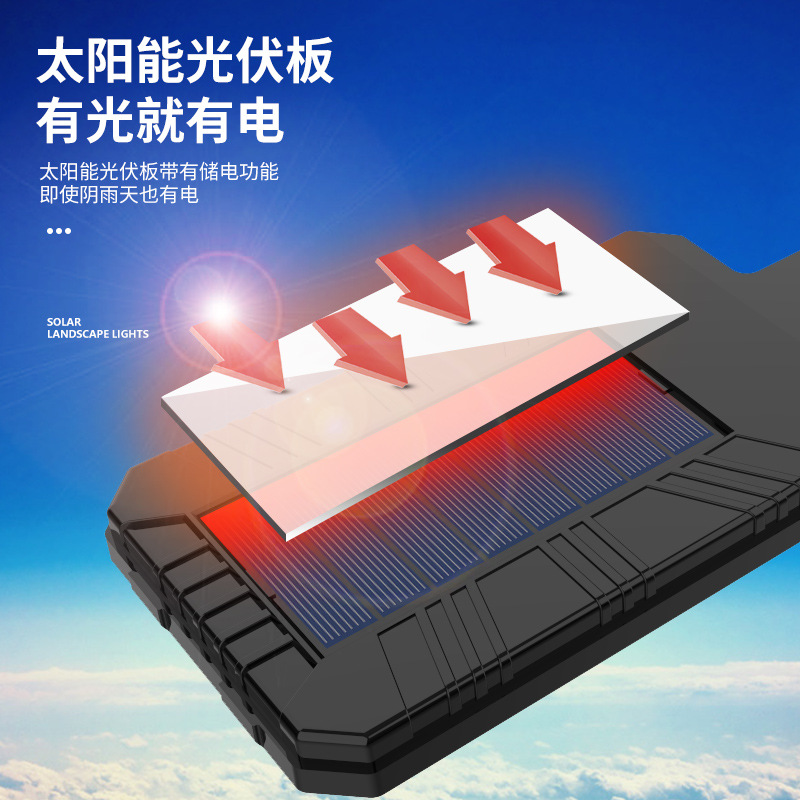 Suministro transfronterizo lámpara de jardín solar hogar al aire libre LED lámpara de pared lámpara de calle de control remoto de inducción del cuerpo humano