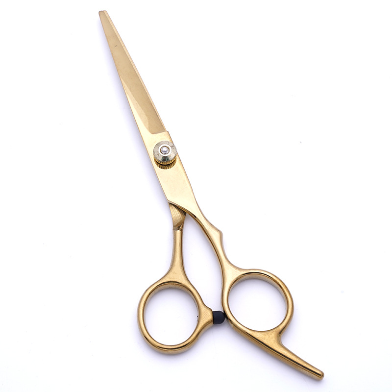 Tijeras de pelo directo de fábrica tijeras de peluquería profesional estilista de acero inoxidable tijeras planas flequillo tijeras de dientes finos tijeras para mascotas