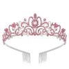 Hair accessory for bride, universal crown, headband, European style, fluffy dress