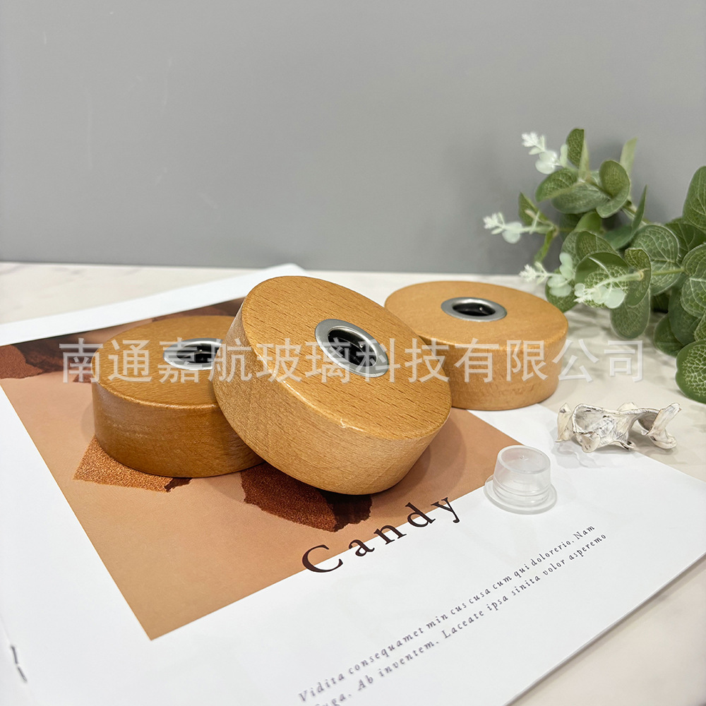 Venta al por mayor 300ml gris simple botella de vidrio cilíndrico transparente recipiente especial de aromaterapia sin fragancia de fuego botella vacía de expansión de fragancia