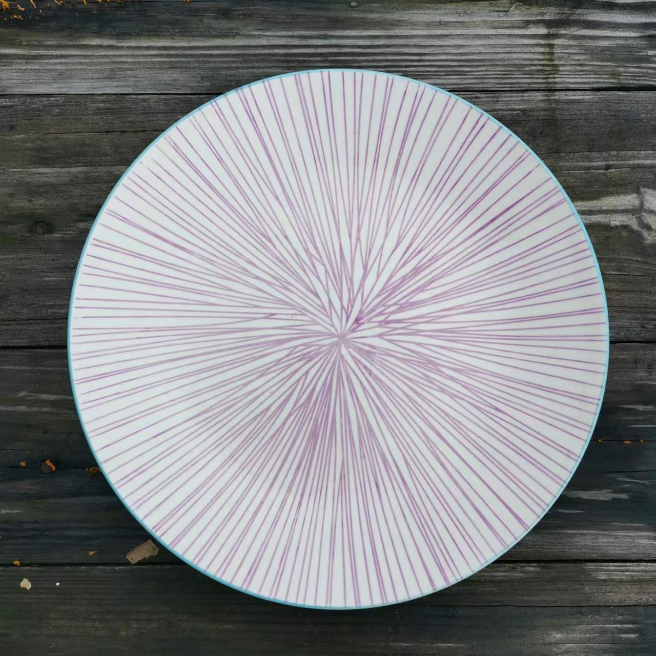 Grieta de hielo creativo plato de forma especial de alta apariencia postre de cerámica bandeja de té plato de hogar plato de ensalada de frutas plato occidental