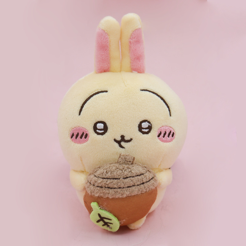日本の新しいかわいい自虐的なクマのゴム製賞品舐めナイフウサキぬいぐるみガールハートペンダントギフト|undefined