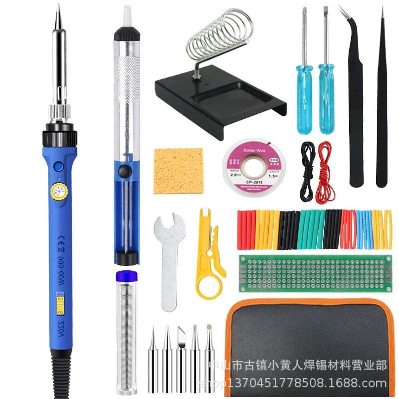 Трансграничная Внешняя торговля новый Электрический паяльник с постоянной температурой и регулируемой температурой сварочный комплект костюм европейские производители паяльника 936 60 Вт
