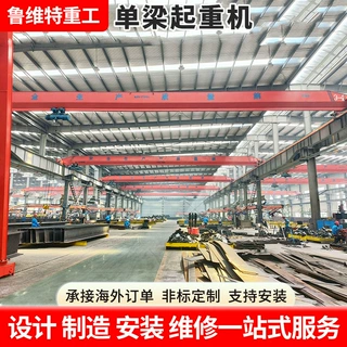 定制单梁行车 模具车间造纸车间用10吨车间轨道式电动单梁起重机
