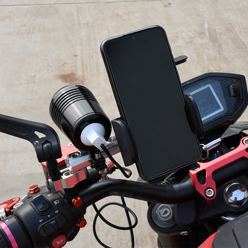 Electric Vehicle Rearview Mirror Extension Rod, Extension Bracket, Crossbar, Motorcycle Rearview Mirror Fixed Bracket, Mobile Phone Navigation Holder