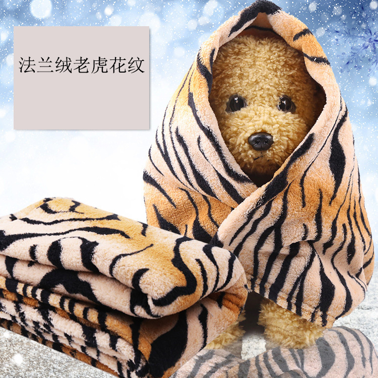 Colorido manta de franela caliente perro mascota gato Golden Retriever Peluche Otoño e Invierno nido habitación Mat suministros fabricante