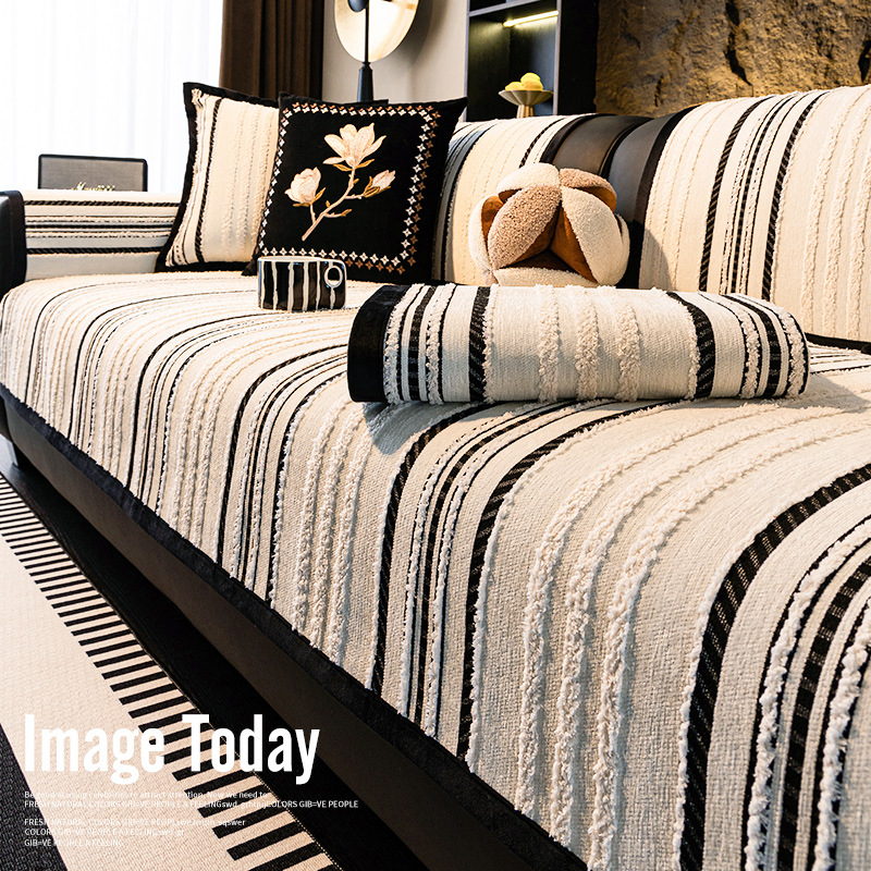 Light Luxury and High-End Chenille Sofa Cushion, Suitable for All Seasons, 2026 New Model, Non-Slip Sofa Cover and Cover Cloth