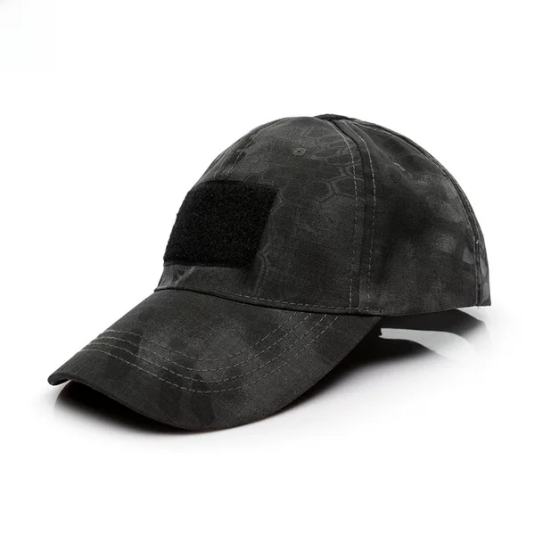 Cross-border source camouflage baseball cap sun hat python pattern peaked cap fishing cap military fan hat manufacturers spot