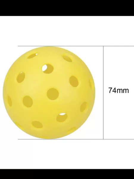 Pe Rotational Molded 26-Hole Ball, 40-Hole Pickleball, Competition and Training Special Ball, Professional Multi-Hole Ball with Holes