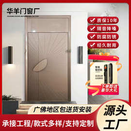 不锈钢入户门别墅韩式门隔音甲级防盗门进户门304不锈钢进户门