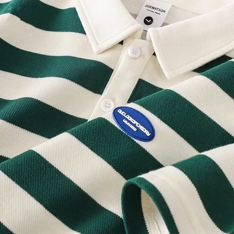 Camisa polo de manga corta con solapa Camiseta de verano de marca de moda para hombres Versión coreana de la tendencia delgada 2024 nueva camiseta de todo fósforo