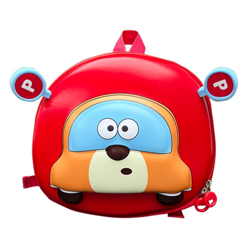 2025 nueva mochila de jardín de infantes lindo coche bebé mochila ligera para niños niñas mochila de cáscara de huevo