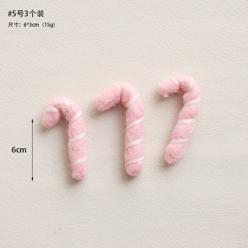 Navidad fieltro de lana decoración colgante accesorios DIY hechos a mano árbol de Navidad alce paquete de regalo pan de jengibre accesorios colgante hombre