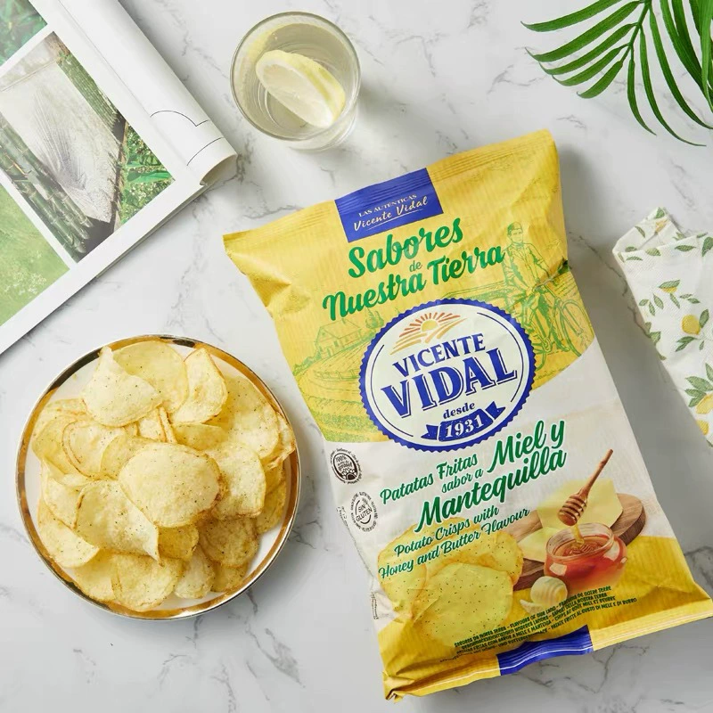 Чипсы Vita оригинал импорт из Испании, вкус медово-масляной колбасы и ветчины хрустящие закуски