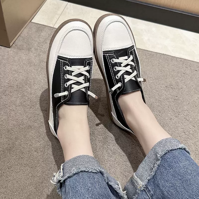 2026新款女鞋秋季百搭软底厚底小白鞋潮流韩版时尚低帮休闲鞋女款