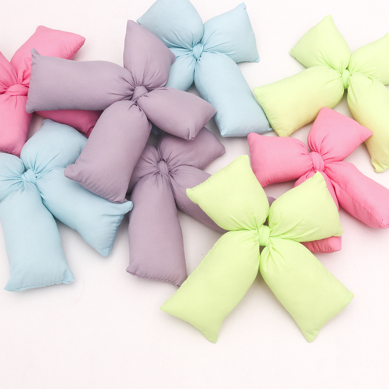 New Christmas Colorful Cotton-Filled Bow Accessories, Simple Three-Dimensional Bow Trendy Bag and Shoe Decoration