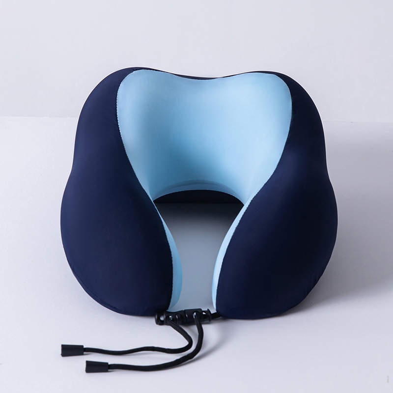 Memory Foam U-shaped Travel Pillow Neck Support For Sleeping_voghion.com