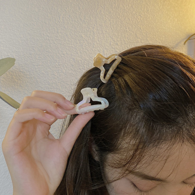 Small paw hair clip Net red 2021 new small grasping clip headdress senior ins female summer fashion hair accessories