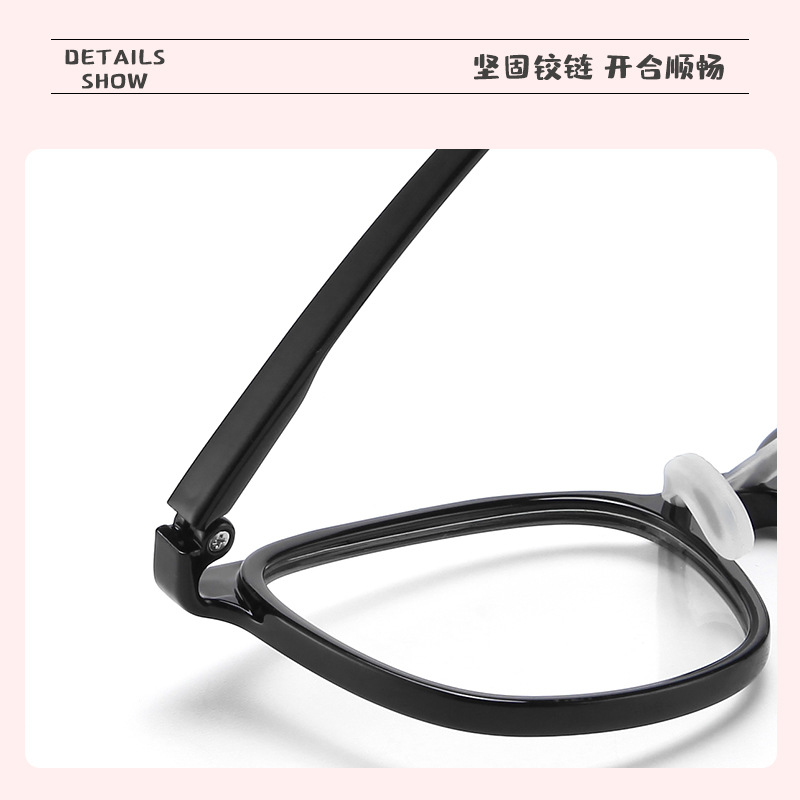 2022新款兒童眼鏡TR90 親膚硅膠鼻墊雙色男女童眼鏡A801