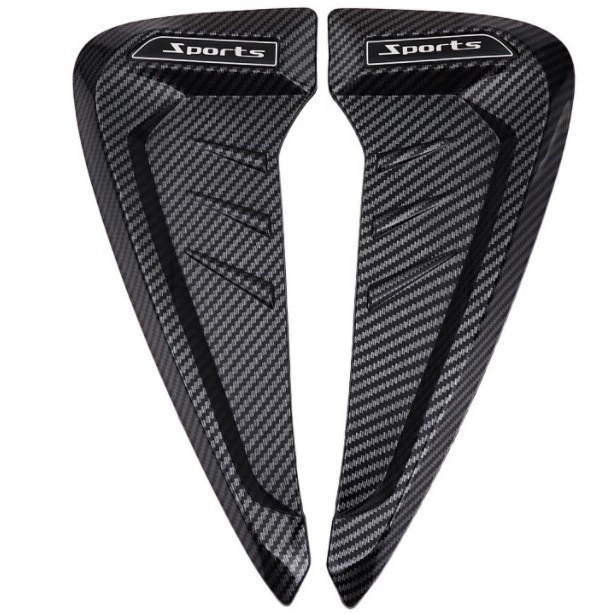 Крыло автомобиля Акула Жабра Декоративная наклейка Имитация углеродного волокна Боковая наклейка Персонализированная Модифицированная Автомобильная наклейка Универсальная