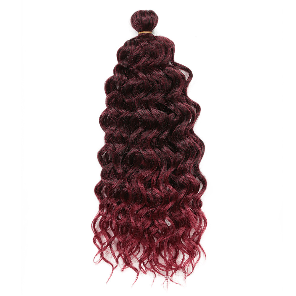 Hawaii roll HAWALL CURL peluca blanca ganchillo pelo África sucia trenza 24inch120g al por mayor