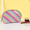 Handheld rainbow cosmetic bag, organizer bag