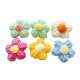Hand-made Crocheted Puff Flower Wool Flower DIY Hair Accessories Hairpin Accessories Corsage Shoe Flower Sunflower Accessories