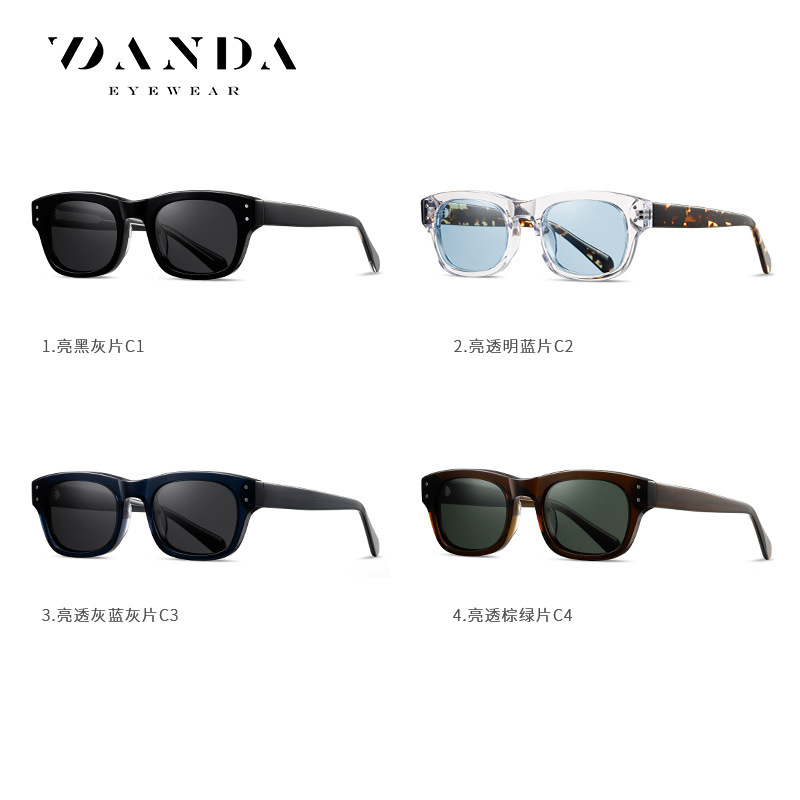 Nuevas gafas de sol polarizadas S32123 Gafas de sol de hoja europeas y americanas retro de moda Gafas de sol de protección UV para exteriores