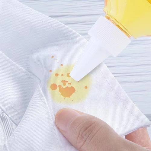 Clothing Oil Stain Remover, Fabric Heavy Oil Stain Dry Cleaning Agent, Cleaner with Biozyme for Oil Removal