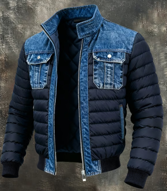 Europa y los Estados Unidos de la nueva explosión de ropa de hombre invierno chaqueta de invierno con chaqueta con capuchón gruesa