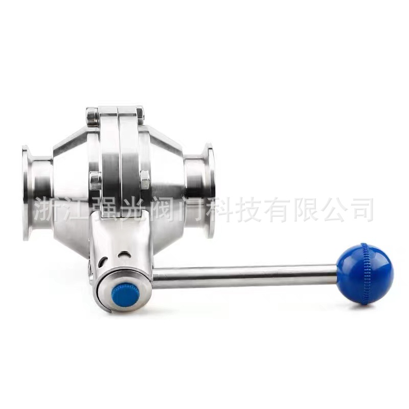 卫生级食品级不锈钢蝶型蝶形蝶式卡箍快装活接螺纹焊接高洁净球阀