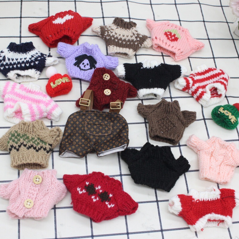 Plush Toys, Doll Accessories, Doll Sweaters, Keychains, Pendants, Clothes, Hats, Shoes, Decorative Materials in Stock