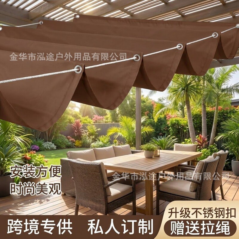 Customized retractable wave sunshade sail, sun-proof and waterproof, outdoor kindergarten wave canopy, pool curtain, retractable sunshade curtain Customized retractable wave sunshade sail, sun-proof and waterproof, outdoor kindergarten wave canopy, pool curtain, retractable sunshade curtain