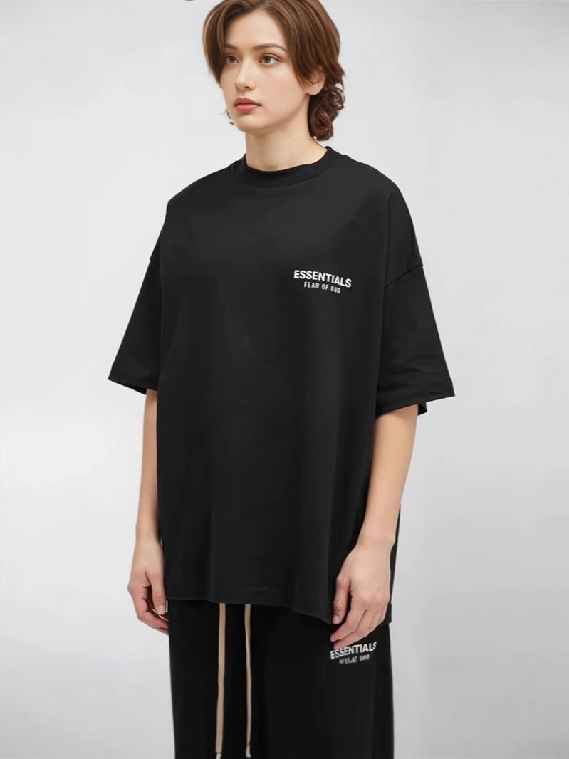 フォール25エッセンシャルアルスszoneハイストリートホリデーシリーズFOGラウンドネックゆるい男女半袖tシャツ潮