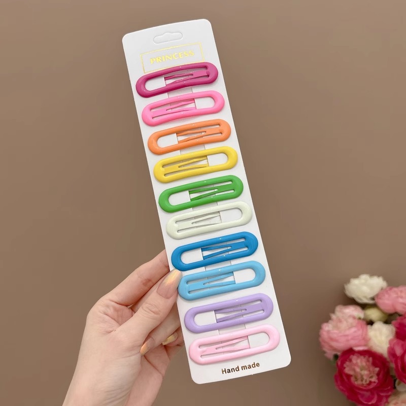 Color para niños lindo pequeño bb clip niña flequillo clip de cabello roto horquilla para bebé tocado de niña estrella horquilla