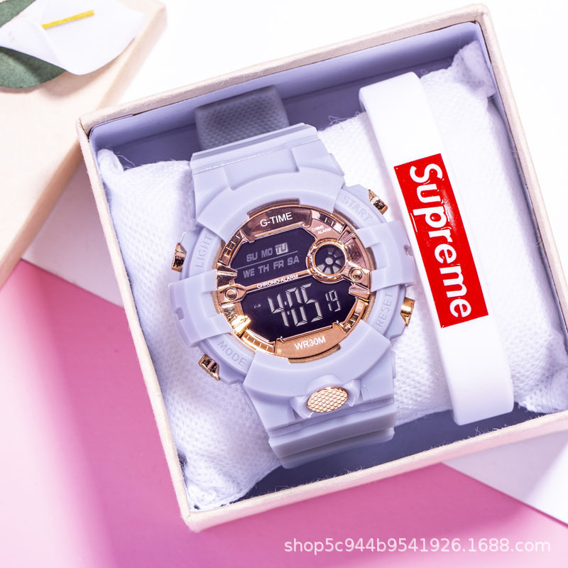 Fábrica al por mayor multifuncional coreano luminoso reloj despertador deportivo reloj electrónico para estudiantes de primaria y secundaria hombres adultos y mujeres reloj de moda