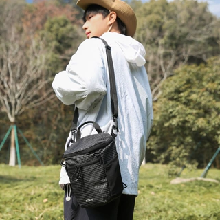 女士单肩包代发多功能扩展包徒步登山斜挎包战术工装便休闲邮差包