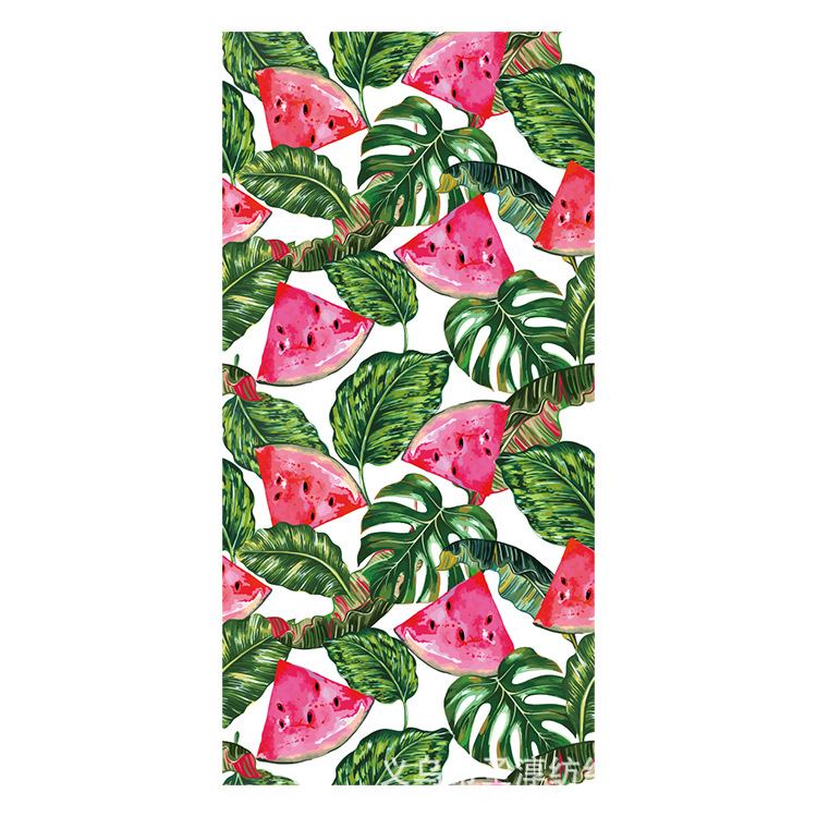 Patrón de impresión de doble cara directo de fábrica Toalla de playa absorbente Toalla de baño cambiable de secado rápido gran cantidad en stock al por mayor