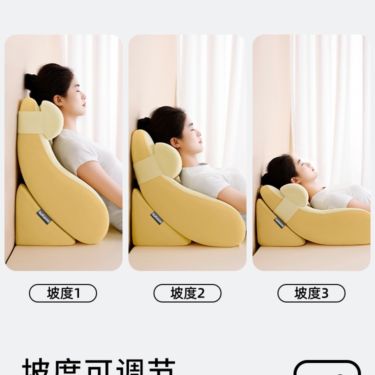 Bedside Back Cushion, Waist and Neck Protector, Large Pillow for the Elderly, Pregnant Women, Half-Lying Pillow, Sofa Bed, Playing with Mobile Phone