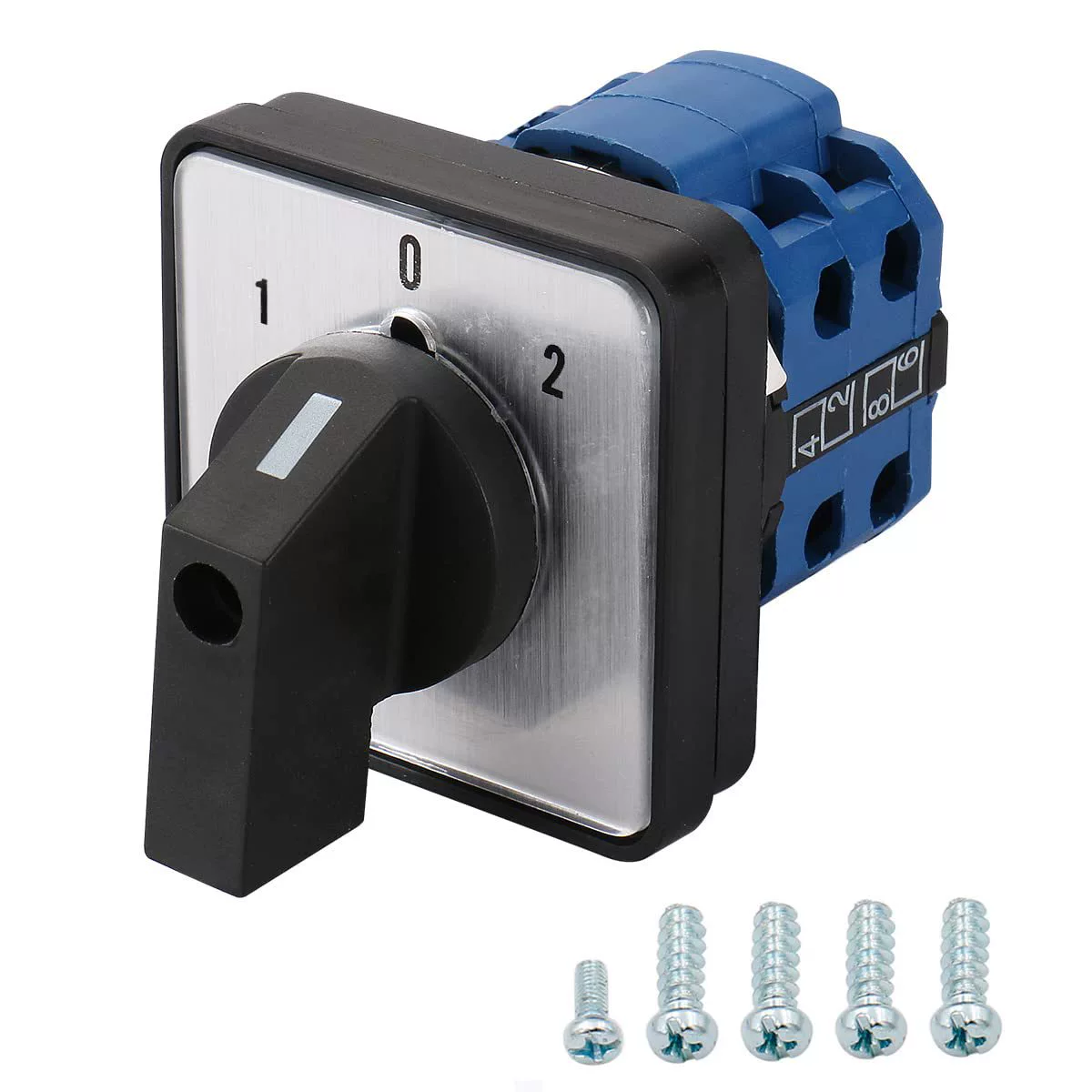 Baomain 660V 25A 2 Pole 3 Position Latch 8 Terminal Change Control Rotary Cam Switch