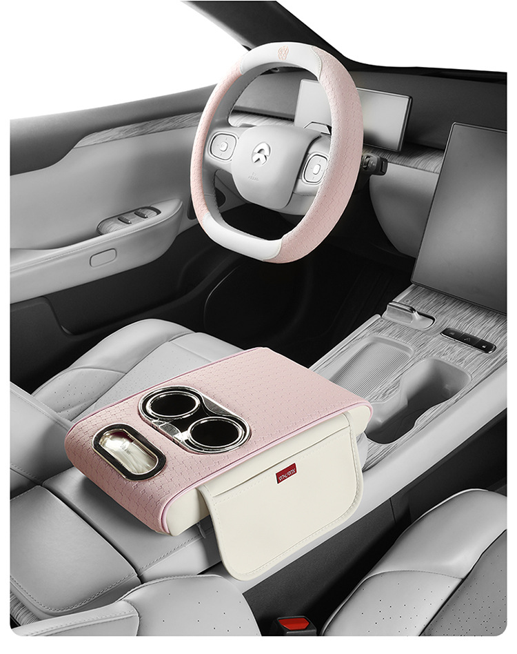 2025 New Model Three-Dimensional Pattern Car Armrest Box Mat Universal for Driving All Seasons Cross-Border Car Mat