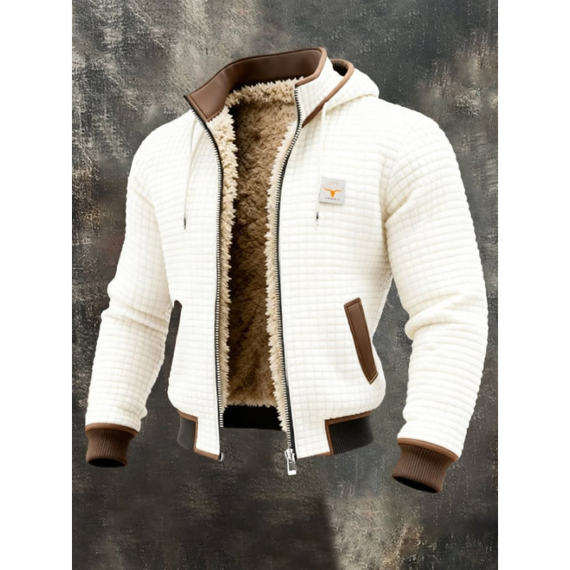 Europa y los Estados Unidos de la nueva explosión de ropa de hombre invierno chaqueta de invierno con chaqueta con capuchón gruesa